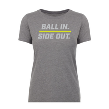 Load image into Gallery viewer, Ball In / Side Out – Short-Sleeve Tee – Women's