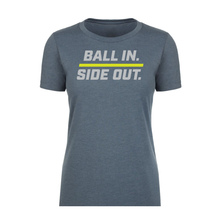 Load image into Gallery viewer, Ball In / Side Out – Short-Sleeve Tee – Women's